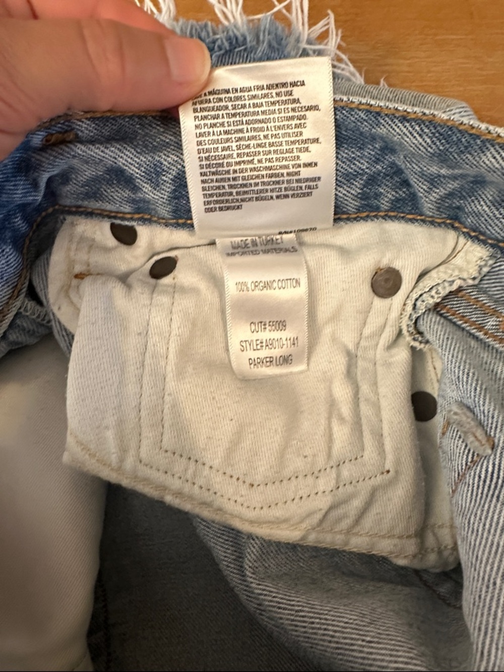 Agolde Parker long Jean shorts - Picture 5 of 5